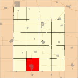 Location in Fayette County