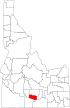 Map of Idaho highlighting Jerome County.svg