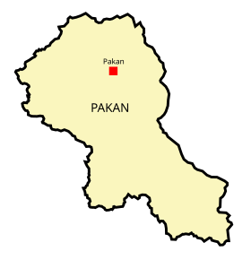 Localisation de District de Pakan