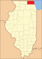 McHenry County at the time of its creation in 1836