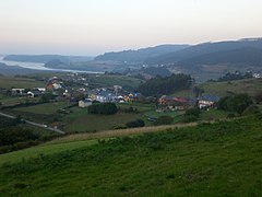 Vista de Miou desde el depósito de agua