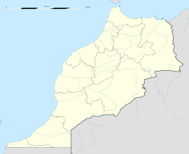 Localización del Hotel ubicada en Marruecos
