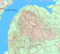 NTS Topographic Map showing Mount Michener