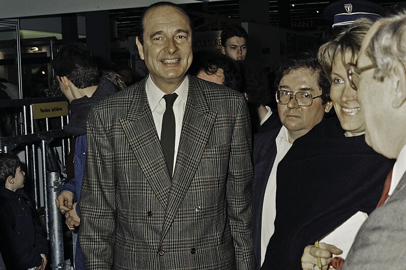 Jacques Chirac en 1990.