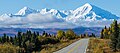 McGinnis Peak (left), Mt. Moffit (right), from the Richardson Highway