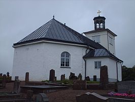 De kerk van Nödinge.
