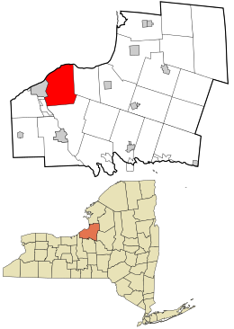 Location in Oswego County and the state of New York.