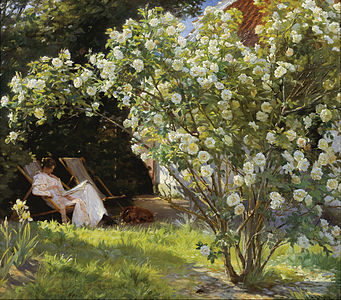 Roses, par Peder Severin Krøyer, en 1893.