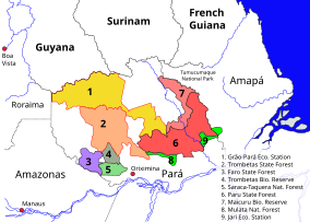 Protected areas of northern Para state.svg