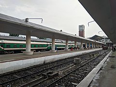 Platform of Rajshahi Railway Station