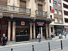 A Burger King restaurant in Cordoba, Spain