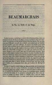 Louis de Loménie, Beaumarchais, sa vie, ses écrits et son temps, 1853-1854    