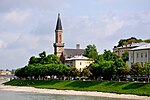 The Lutheran Christuskirche (Church of Christ) in Salzburg. Salzburg Christuskirche 02.jpg