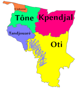 Kpendjal – Localizzazione