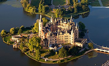 Schwerin Castle, Germany: 1845–1857