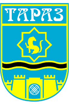Название казахского города Тараз на его гербе оформлено шрифтом Arnold Böcklin