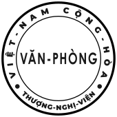 Con dấu văn phòng Thượng viện Việt Nam Cộng hòa