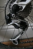 Задний переключатель Shimano XT 2008 года выпуска.