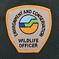 Wildlife Officer shoulder badge for Western Australia Department of Conservation and Land Management staff uniform in 2005.