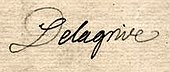 signature de Jean Delagrive