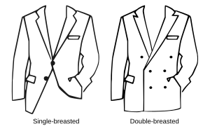 Single- and double-breasted suit comparison