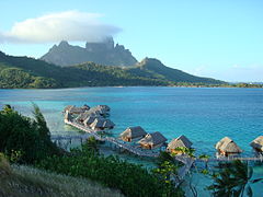 Sofitel Motu with Mount Otemanu in the background