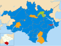 2011 results map