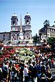 La scalinata di Trinità dei Monti infiorata