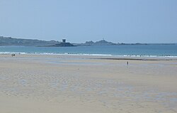 Vue de la baie de Saint-Ouen à Jersey