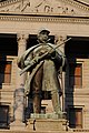 Civil War Memorial (1909), Colorado State Capitol, Denver, with Captain John D. Howland.