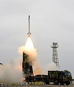 The Ballistic Missile Interceptor Advanced Area Defence (AAD) flight tested from Abdul Kalam Island, Odisha on August 02, 2018.JPG