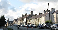 The middle section of Station Road, Llanrug - geograph.org.uk - 281702.jpg
