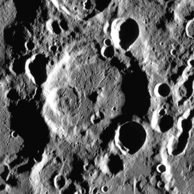 Снимок зонда Lunar Reconnaissance Orbiter.