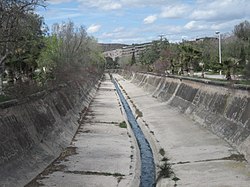 O río Vinalopón en Elda