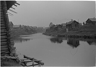 Вид на деревню в 1941 г.