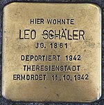 Stolperstein für Leo Schäler (Beim Grafeneckart 13)