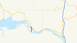 Karte der Washington State Route 409