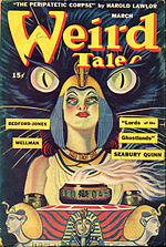 Weird Tales cover image for March 1945