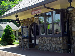 White House station on the Raritan Valley Line Whitehouse Station.JPG