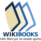 El logo de Wikibooks in itałian