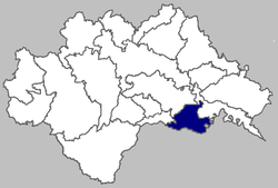 Image of Hrvatska Dubica municipality within the Sisak-Moslavina County