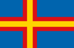 Проект флага Аландских островов (1946 год)