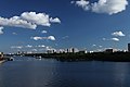 Вид на Химкинское водохранилище с Ленинградского моста