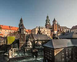 Veduta di Cracovia, patrimonio dell'umanità UNESCO