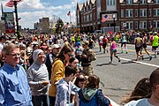 Race passing through Natick, Massachusetts