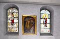 Alme, St. Ludgerus, Glasfenster und Gemälde
