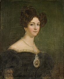 Empress Amelie of Brazil wore black in mourning for her husband Pedro I for the rest of her life. Amelie of Beauharnais Leuchtenberg, Duchess of Braganca.jpg