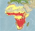 Aire de répartition du Poisson-chat africain