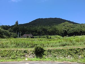 荒滝山城跡の遠景