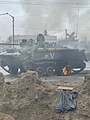 4. marta Hostomeļas kaujā sašautais Krievijas 31. desanta brigādes bruņutransportieris BMD-2